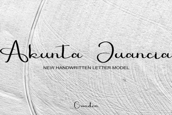 Akhunta Juancia: A Dazzling Script Font for Editorial Design