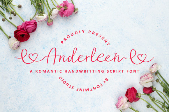 Anderleen: A Romantic Script Font for Makers