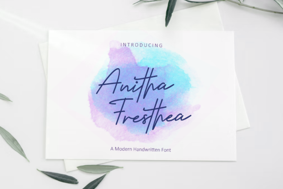 Anitha Fresthea: A Script Font for Elegant Branding