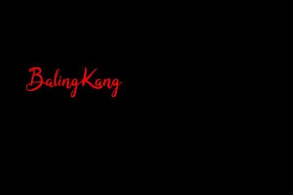 BalingKang: A Flowing Script Font for Makers