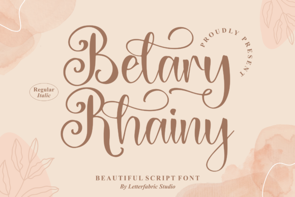 Belary Rhainy: A Script Font for Makers