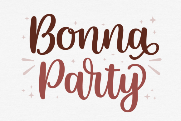 Bonna Party: A Charming Script Font for Editorial Design