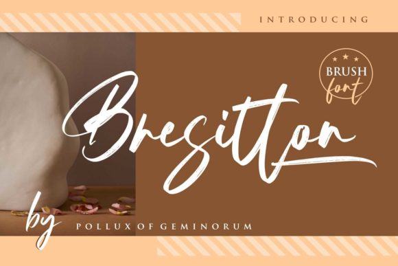 Bresitton: A Sleek Script Font for Web Design