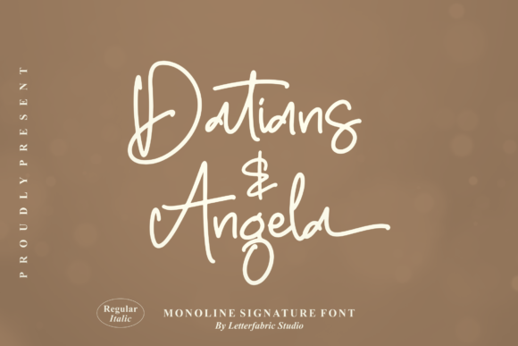 Datians Angela: The Script Font for Clear Campaigns
