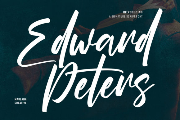 Edward Peters: A Script Font for Modern Brands