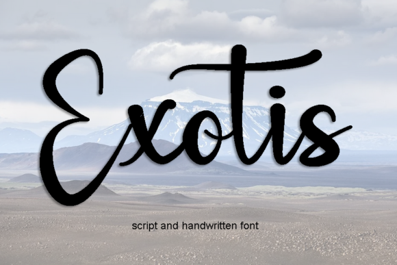 Exotis Font: A Delicate Script for Branding