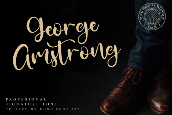 George Amstrong: A Playful Script Font for Editors