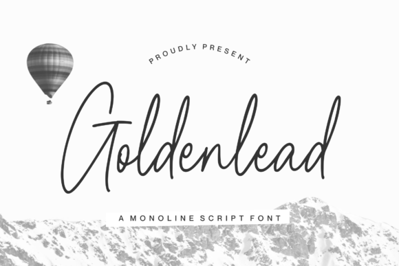 Goldenlead: A Delicate Script Font for Modern Brands