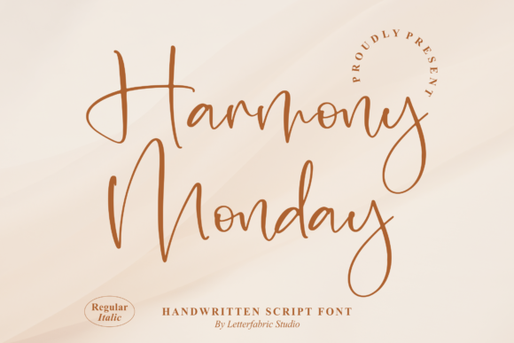 Harmony Monday: The Script Font for Clear Campaigns