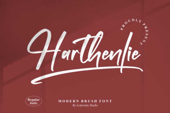 Harthenlie: A Script Font for Modern Campaigns