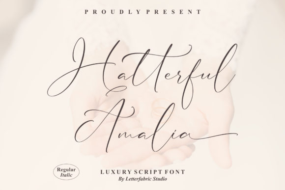 Hatterful Amalia: A Delicate Script Font for Modern Branding