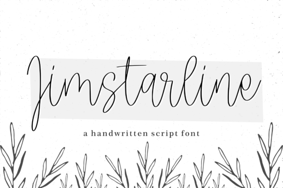 Jimstarline Font: Elevating Web Design with Delicate Script
