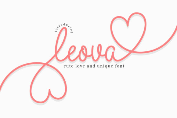 Leova Font: A Delicate Script for Modern Web Design
