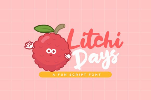Litchi Days: A Playful Script Font for Web Design