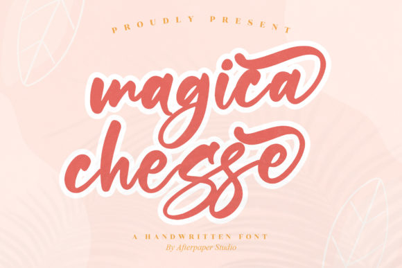 Magica Chesse Typeface for Editorial Design