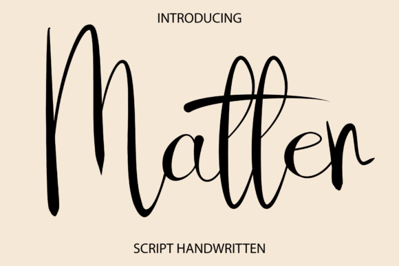 Matter Font Review: A Playful Script for Creative Brands