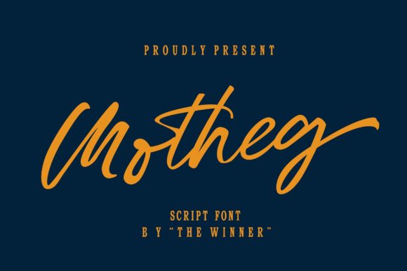 Motheg: The Script Font That Elevates Your Brand