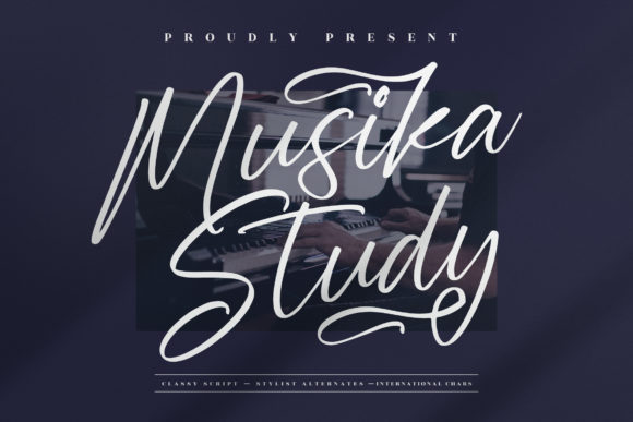 Musika Study: A Relaxed Script Font for Modern Brands