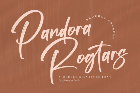 Pandora Rogtars: A Script Font for Modern Branding