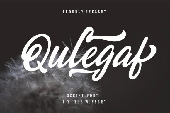 Qulegaf: A Script Font for Modern Campaigns