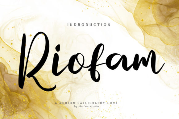 Riofam: The Script Font for Scroll-Stopping Brand Content