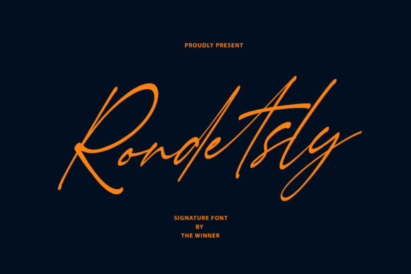 Rondetsly: A Script Font for Elegant Branding