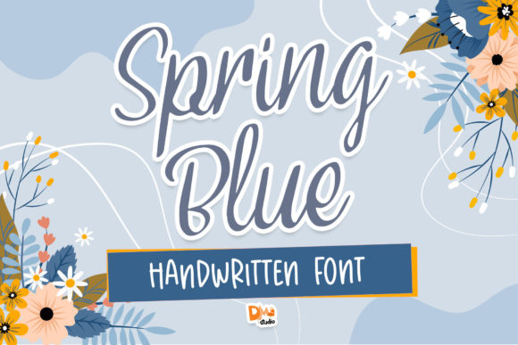 Spring Blue: A Script Font for Polished Branding