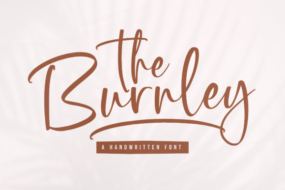 The Burnley: A Script Font for Modern Web Design