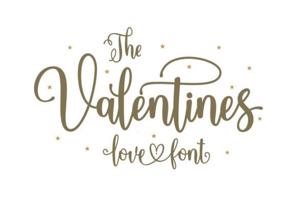 The Valentines Font for Digital Design