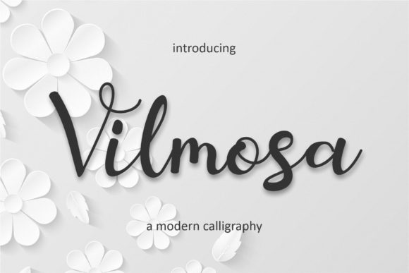 Vilmosa: A Whimsical Script Font for Web Design